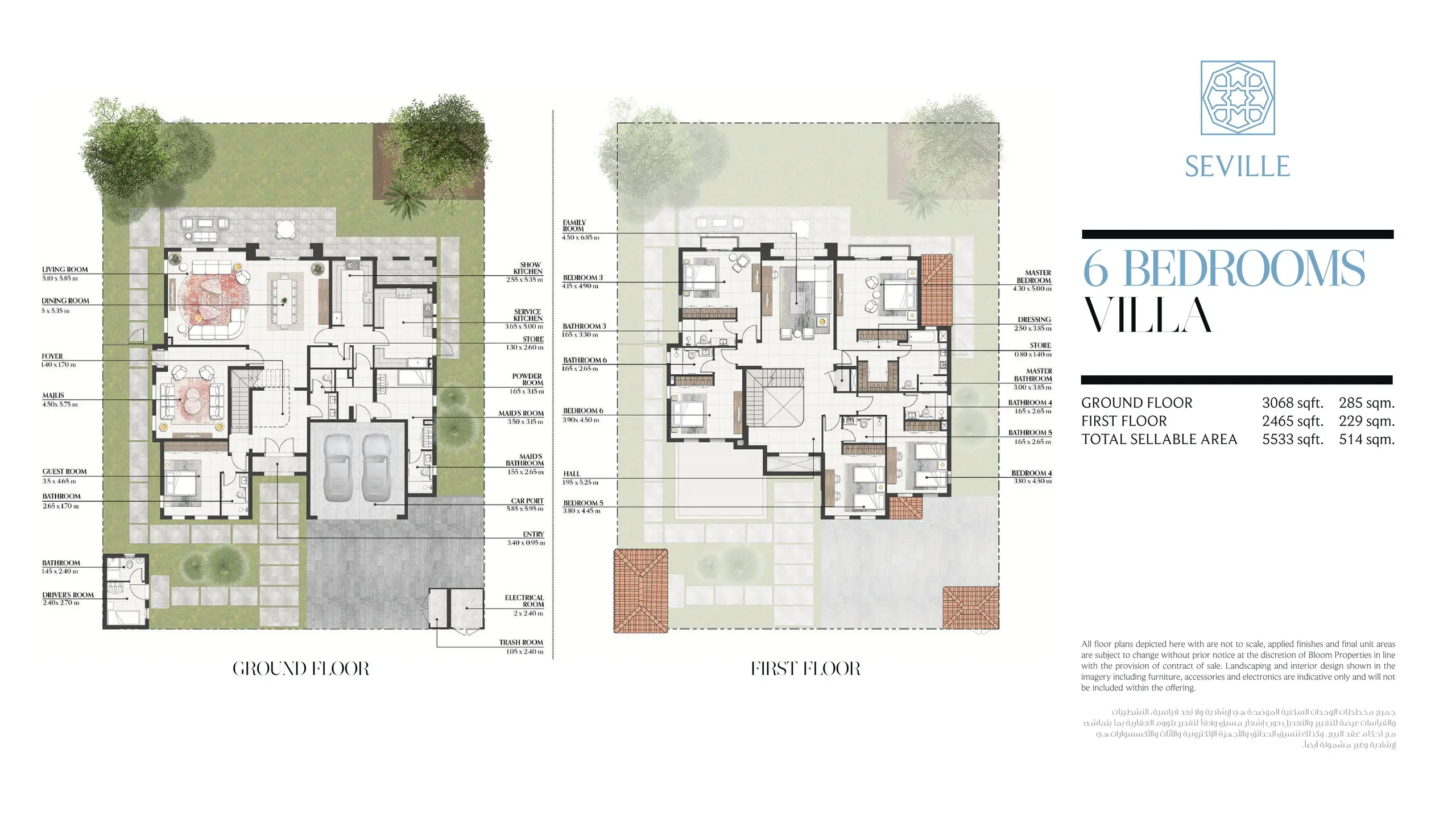Villa floor plan