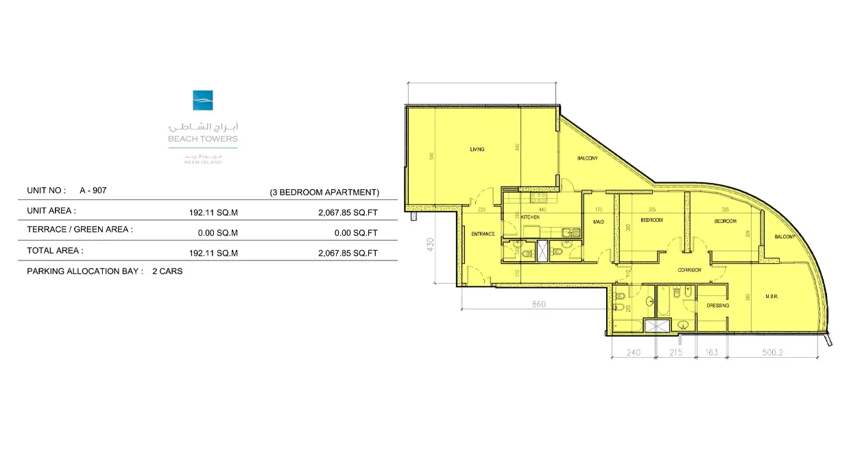 Type A floor plan