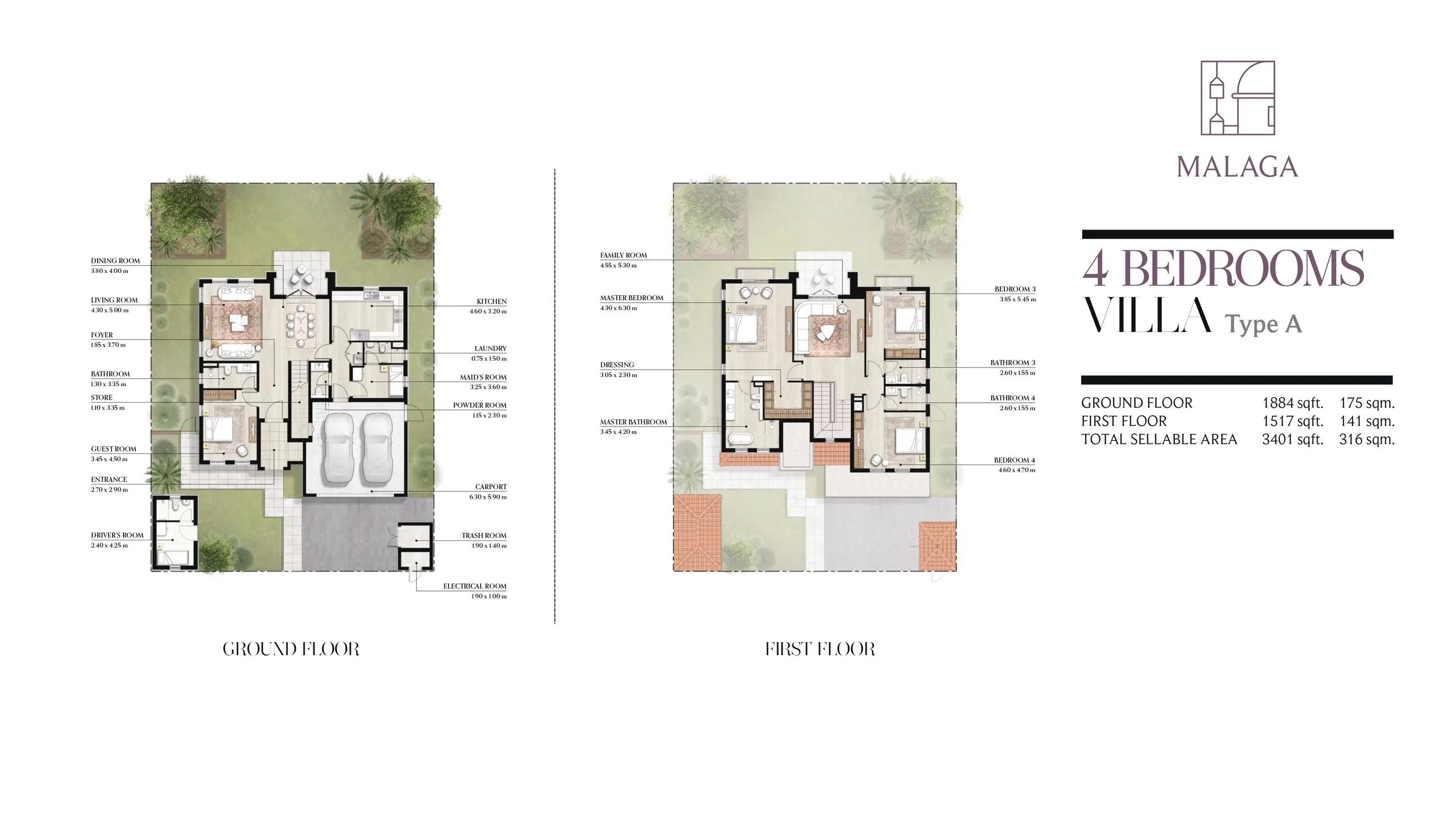 Type A floor plan