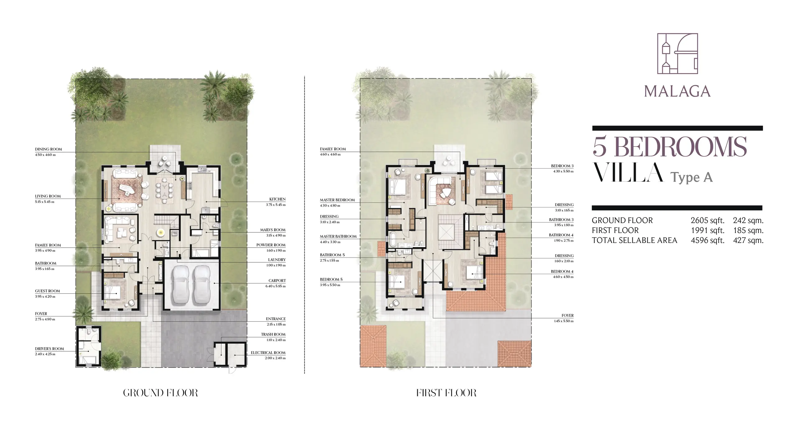 Type A floor plan