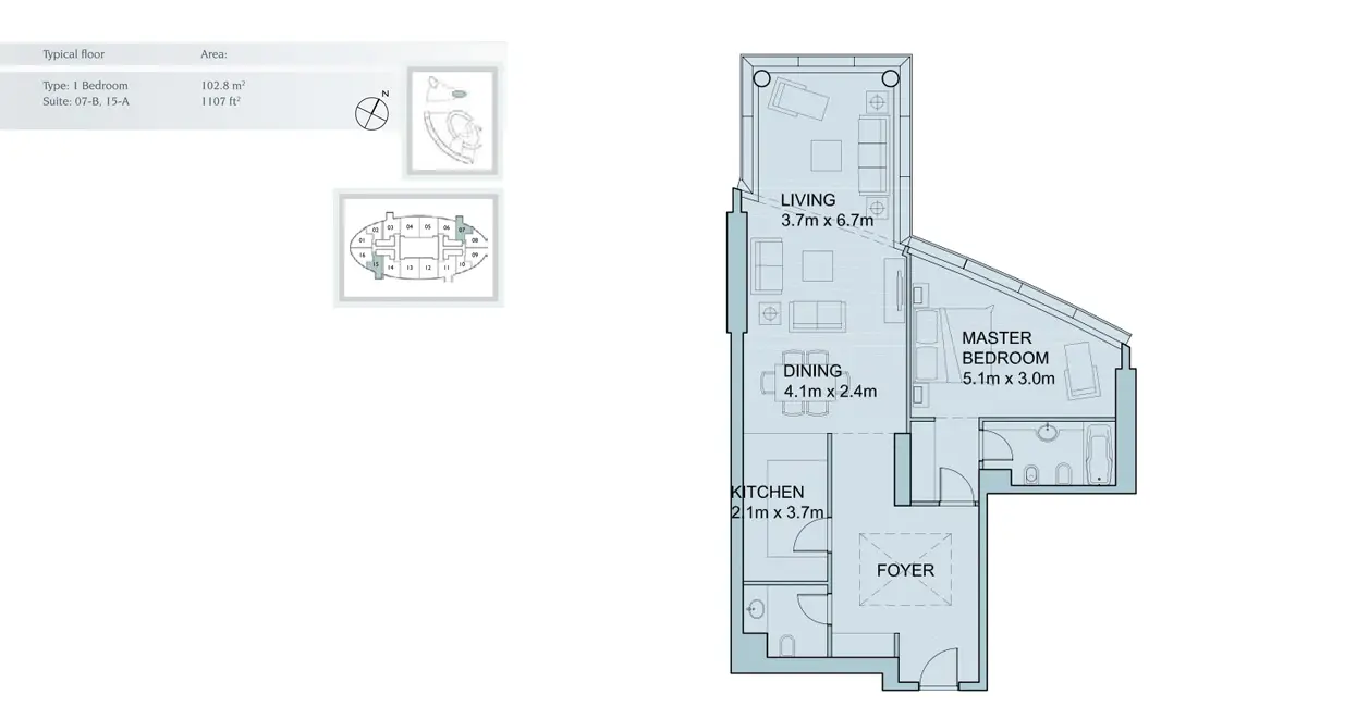 Type 2 floor plan