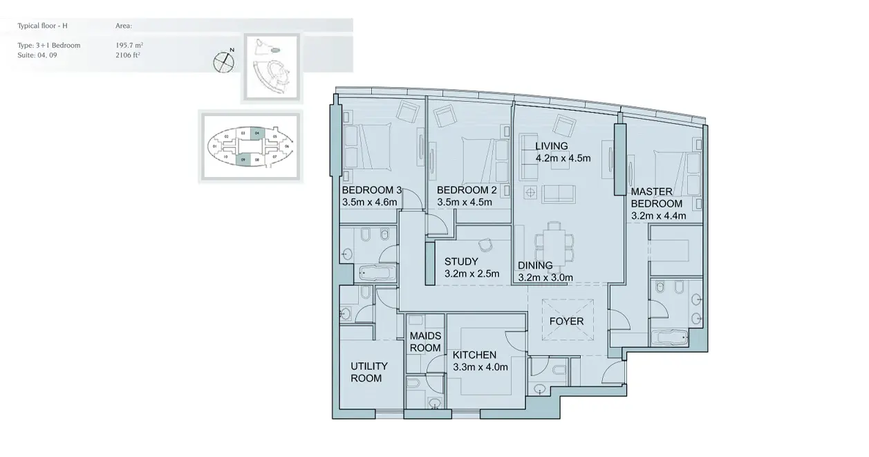 Type 2 floor plan