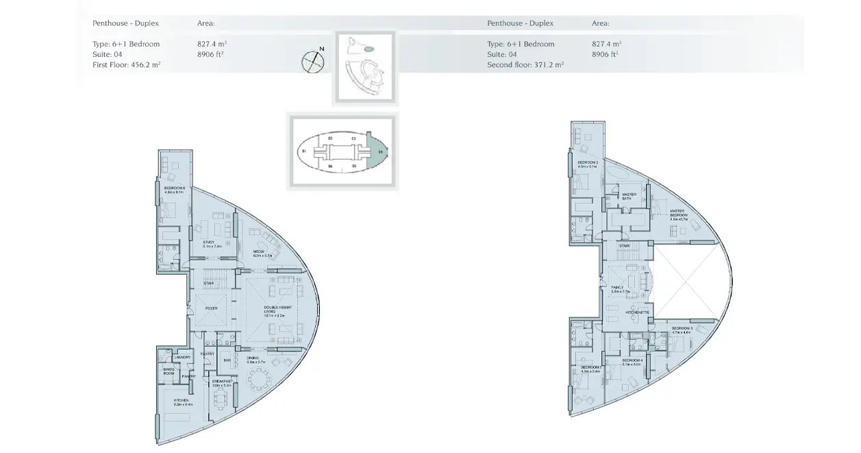 Penthouse - Type 1 floor plan