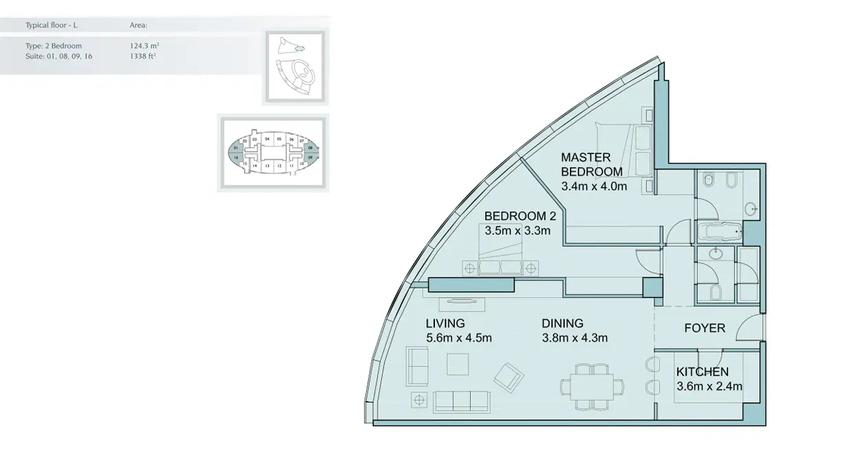 Type A floor plan