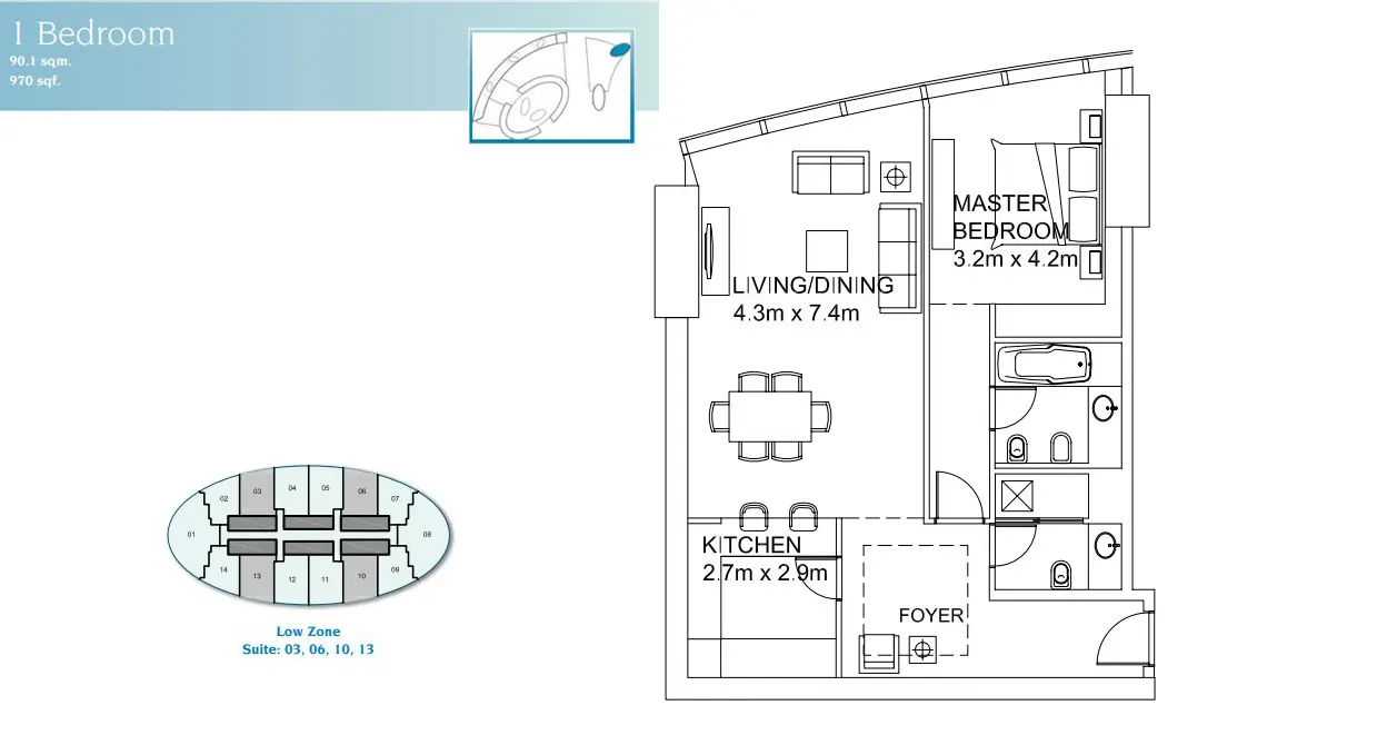Type B floor plan