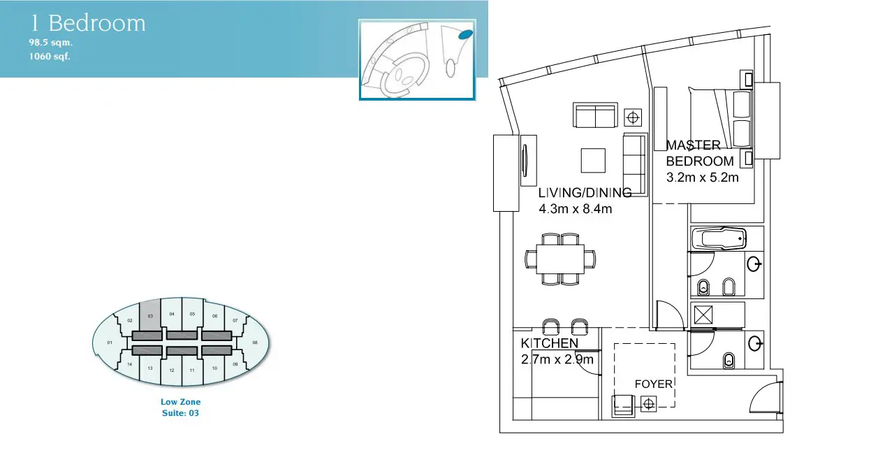 Type B floor plan