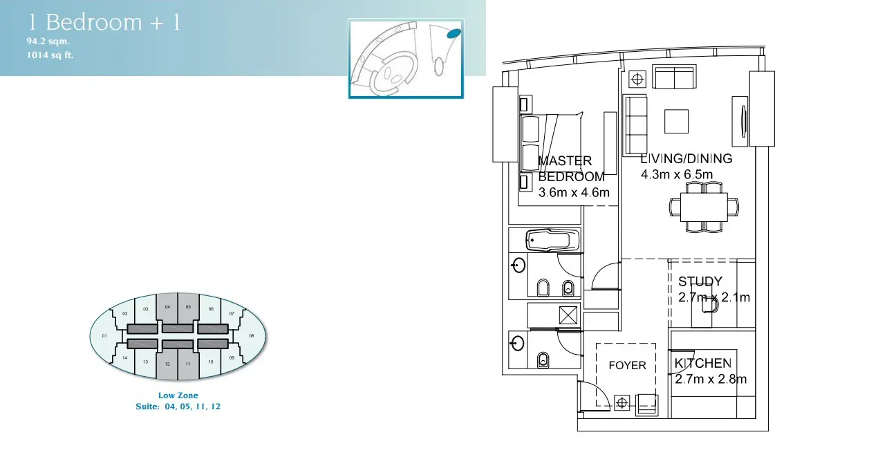 Type D floor plan