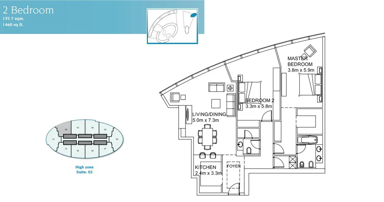 Type A floor plan