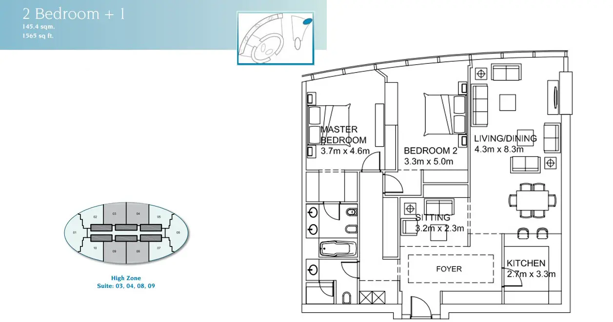 Type B floor plan