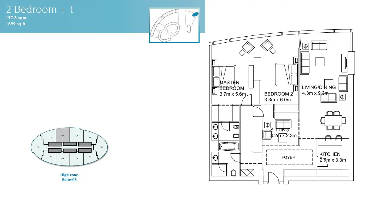 Type C floor plan