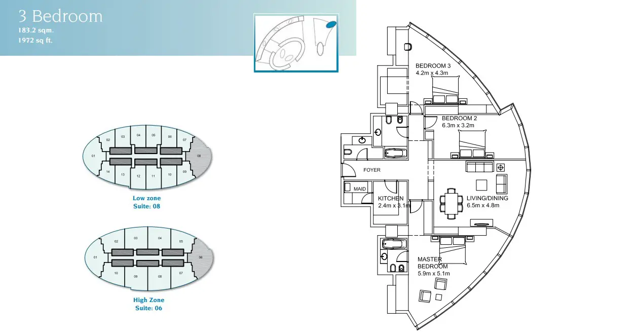 Type B floor plan
