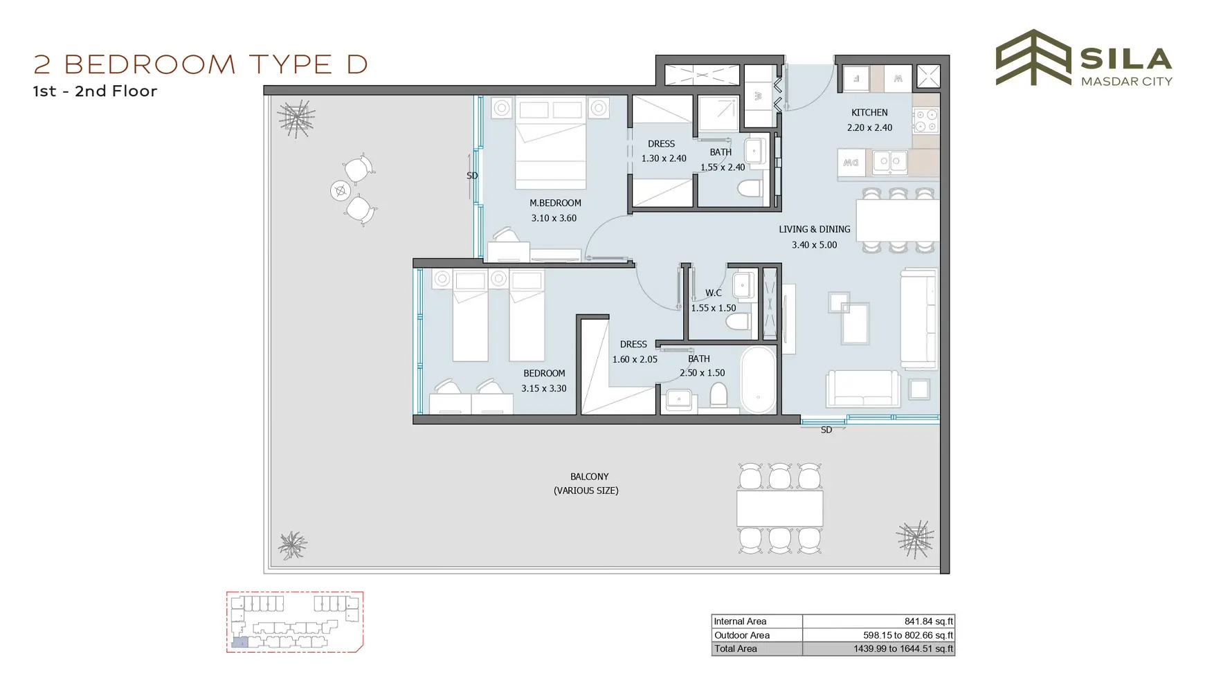 Type D floor plan