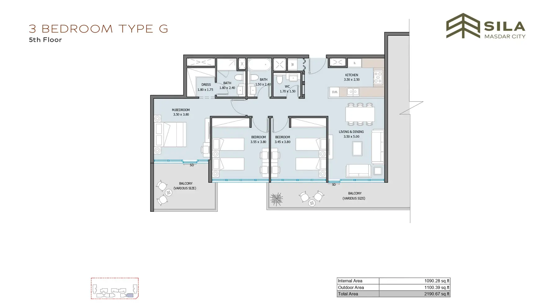 Type G floor plan
