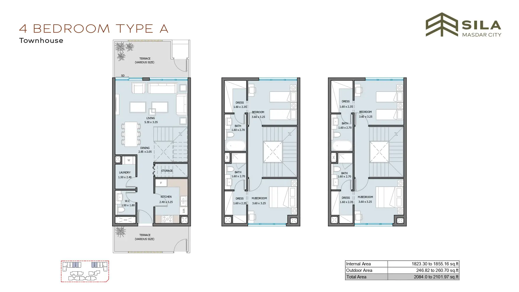 TH - Type A floor plan