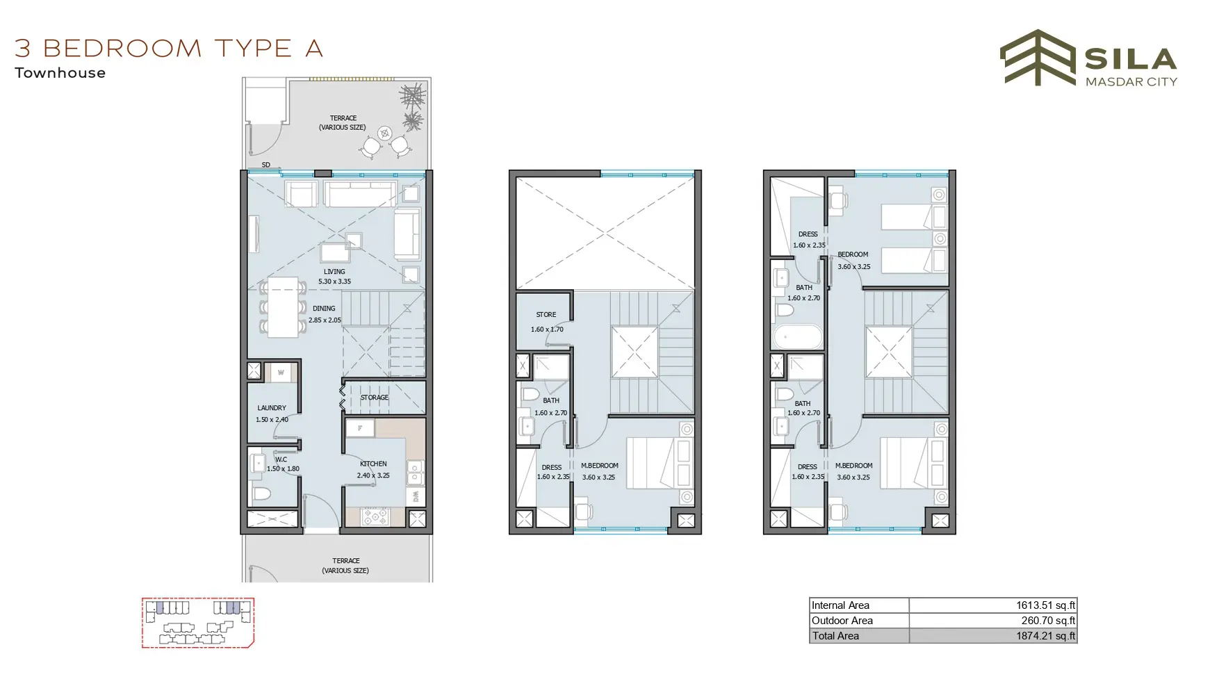 TH - Type A floor plan