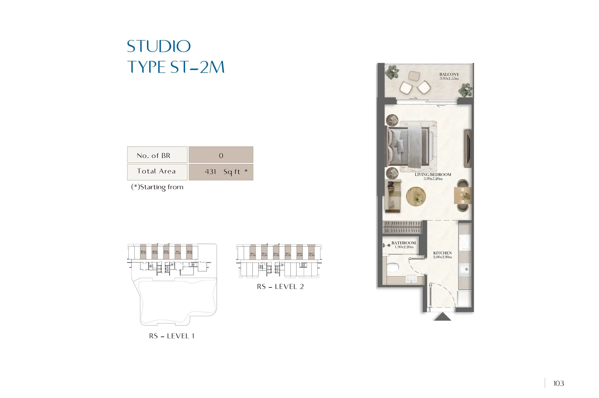 Type 2M floor plan
