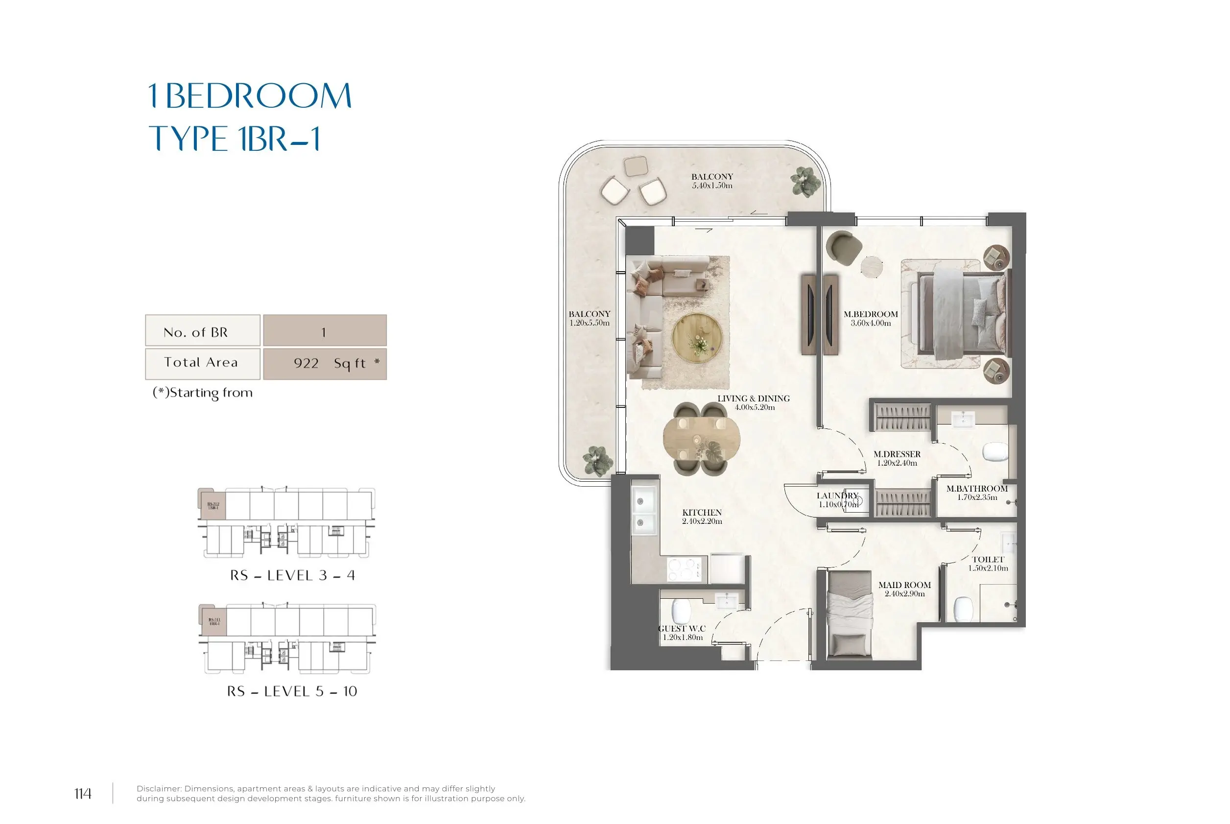 Type 1 floor plan