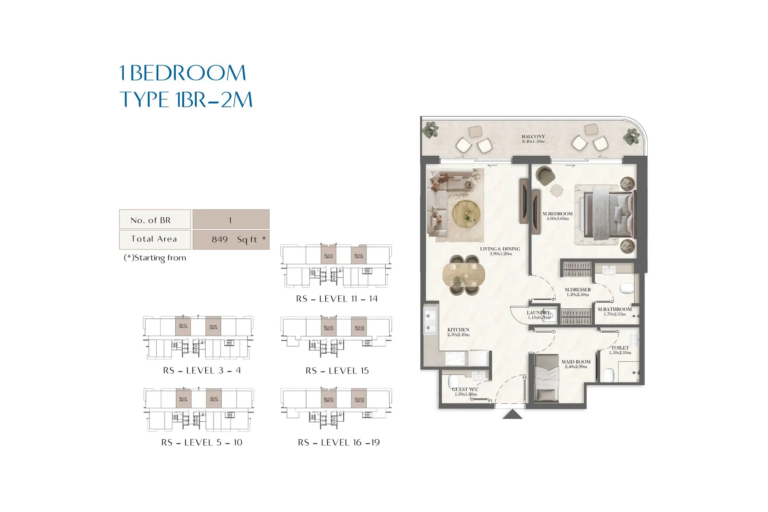 Type 2M floor plan