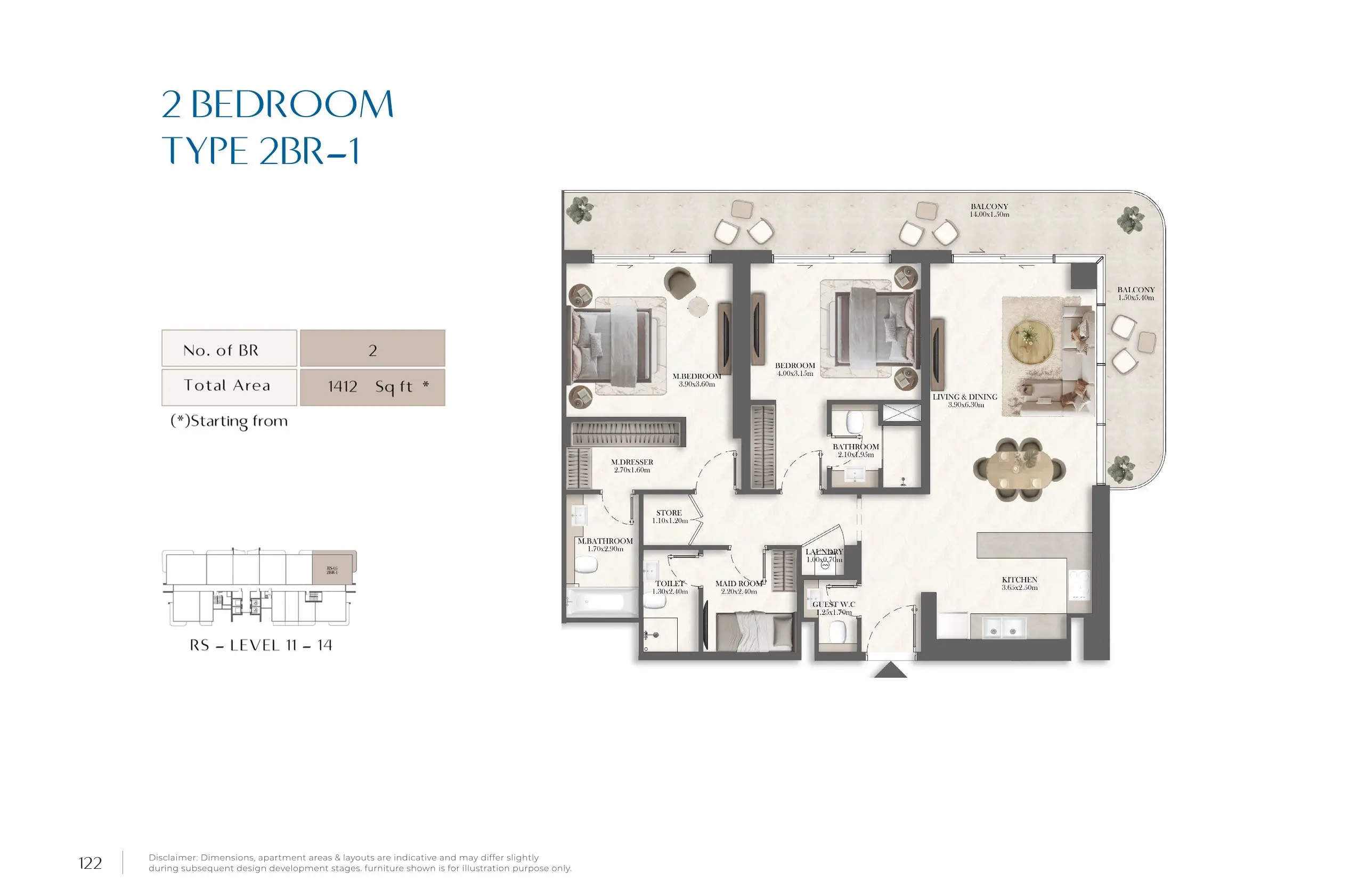 Type 1 floor plan