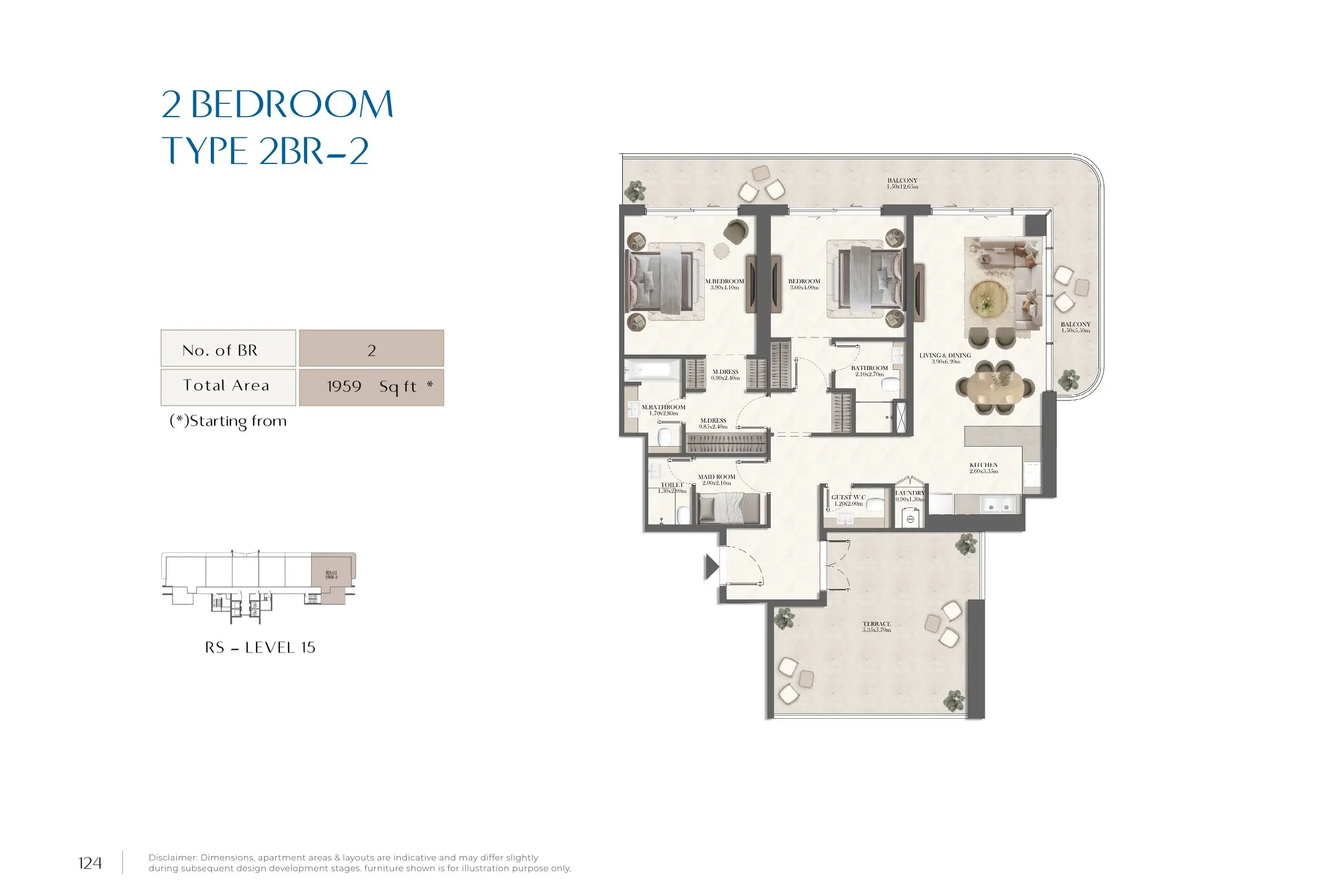 Type 2M floor plan
