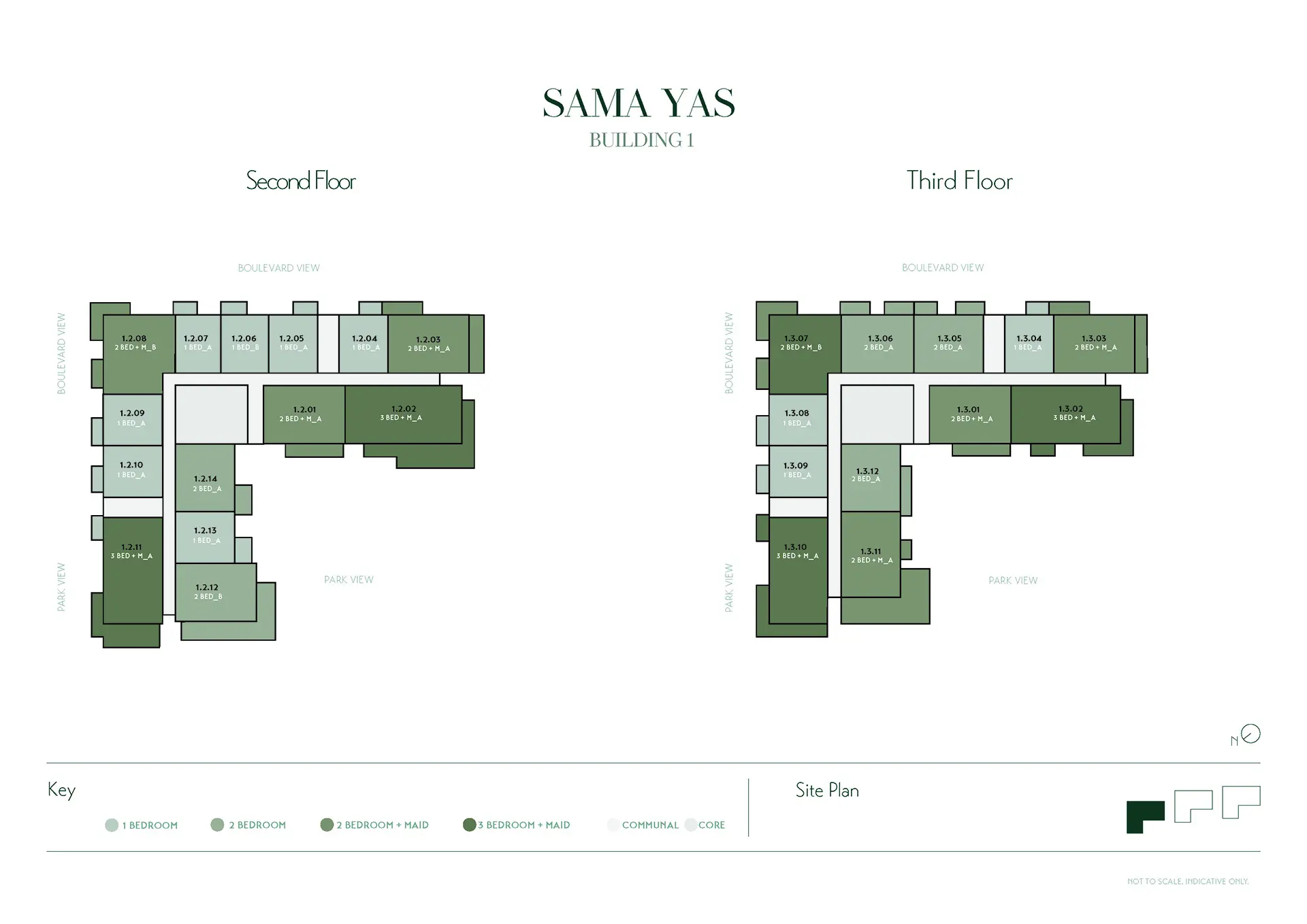 B1 2nd floor & 3rd Floor PLAN floor plan