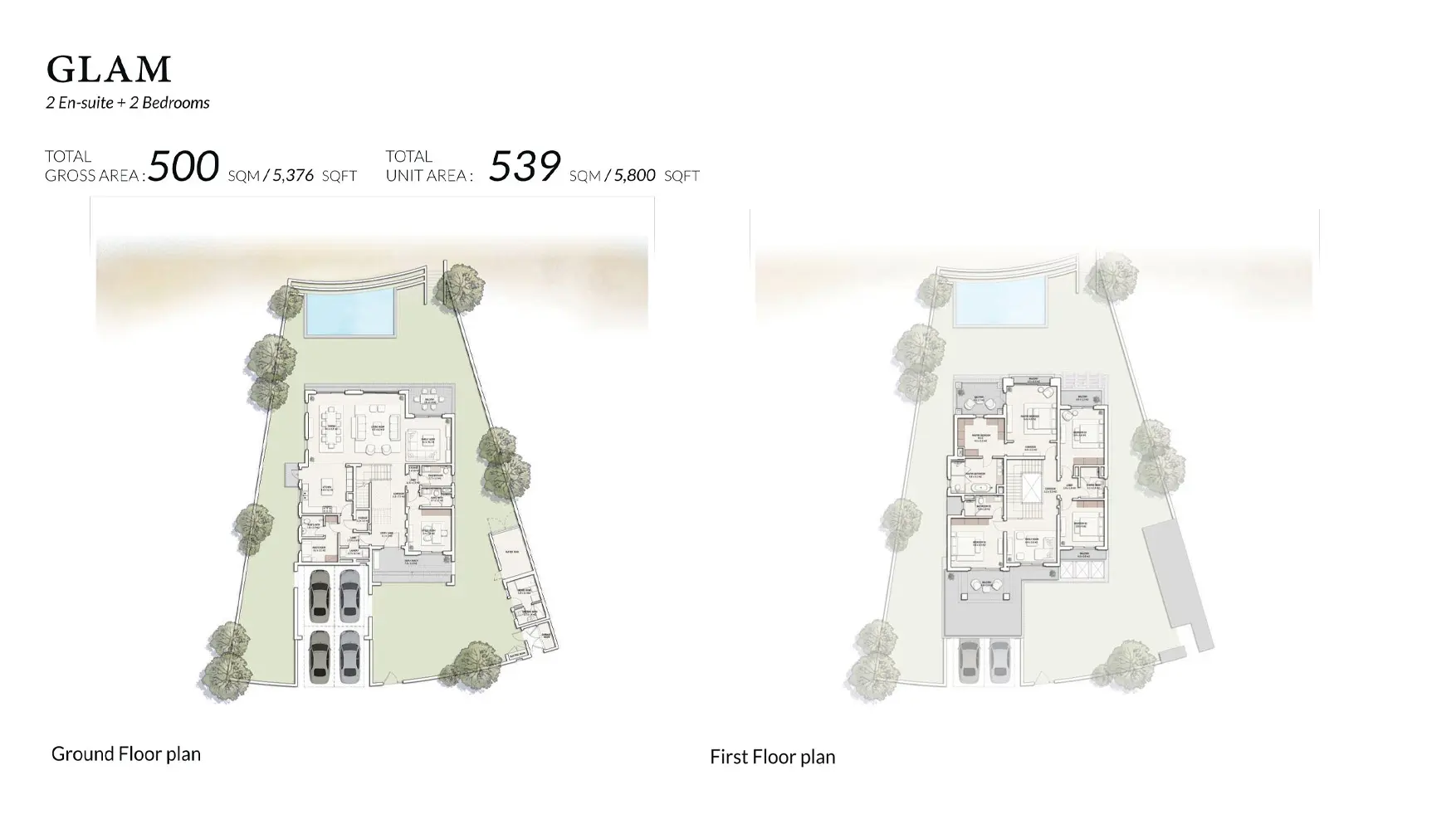 Glam floor plan